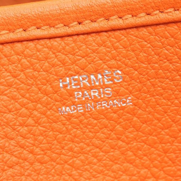 Hermes Shoulder Bag Hermes Evelyn 3gm Orange Others Evelyn 3gm - Picture 4 of 11